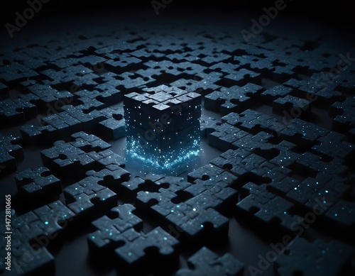 Glowing Puzzle Cube Solution