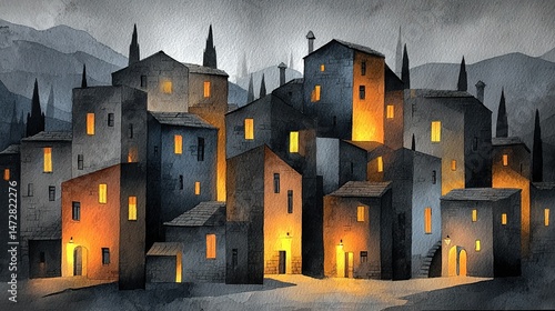 Fototapeta Naklejka Na Ścianę i Meble -    A towering clock tower stands atop a cityscape filled with skyscrapers