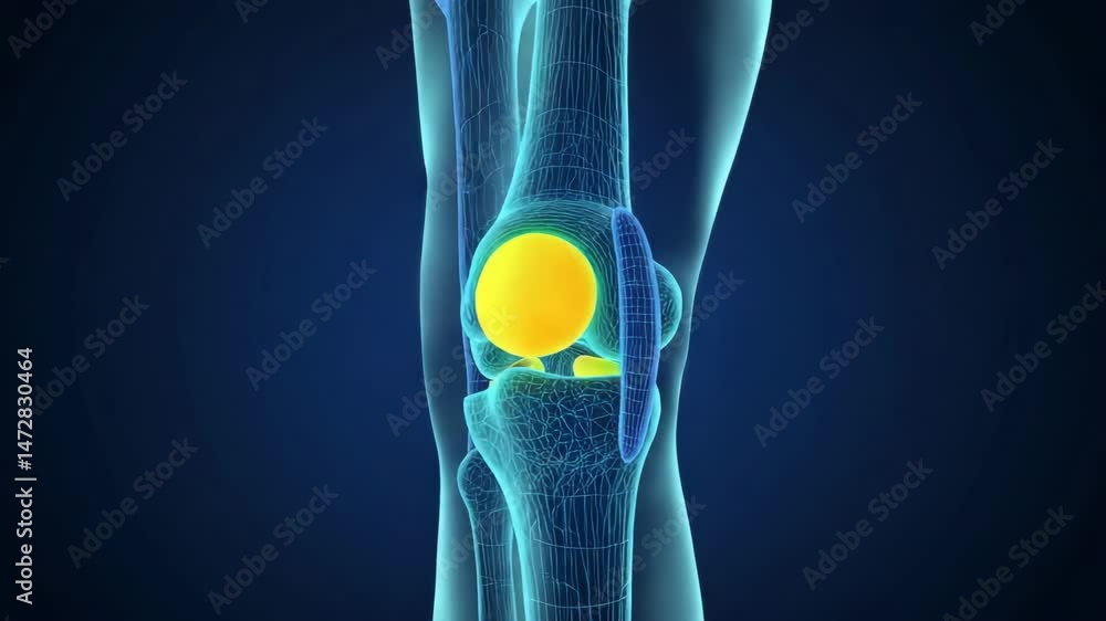 Human Knee Joint Anatomy - 3D Medical Animation - A detailed 3D ...