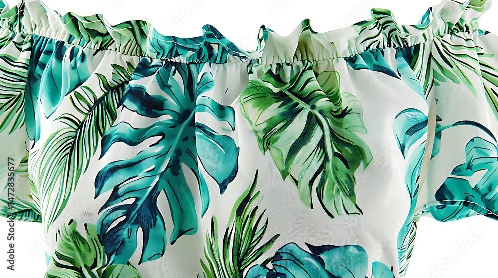Trendy Lifestyle Look with Off-the-Shoulder Casual Print Top Ideal for Brunch, Shopping, or City Adventures Trendy Lifestyle Look with Off-the-Shoulder Casual Print Top Ideal for Brunch, Shopping, or City Adventures