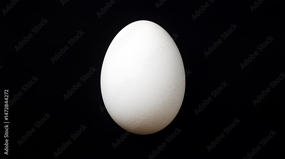 A stark white egg is the focal point against a void backdrop. It represents fragility, potential, and the raw essence of organic matter, all in one. A stark white egg is the focal point against a void backdrop. It represents fragility, potential, and the raw essence of organic matter, all in one.
