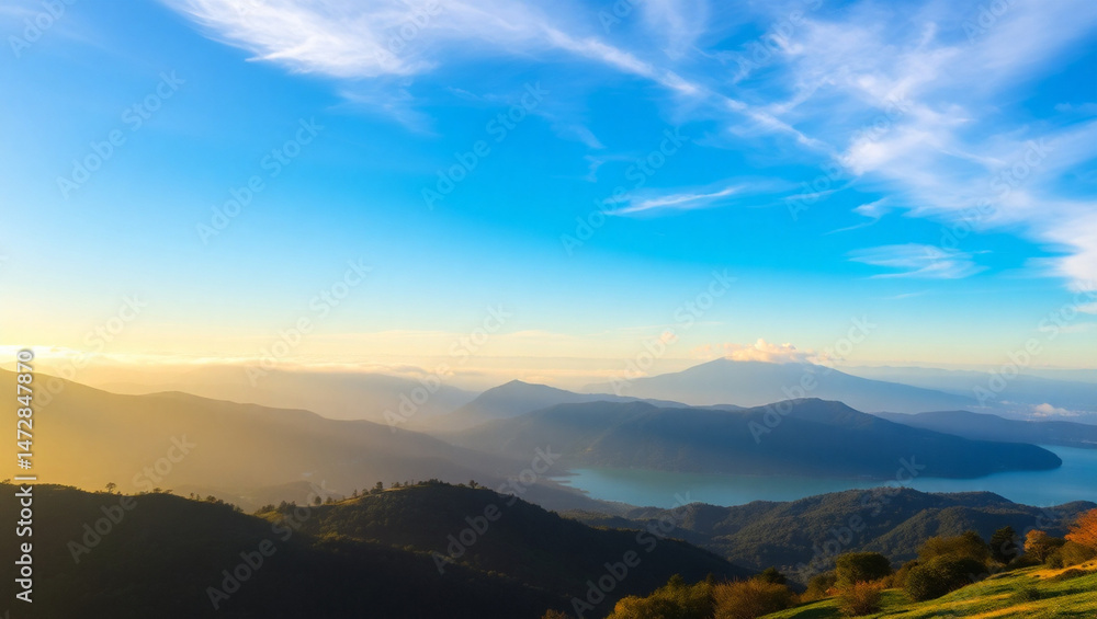 Collage of beautiful landscape with mountains forest and river in summer Collage of beautiful landscape with mountains forest and river in summer