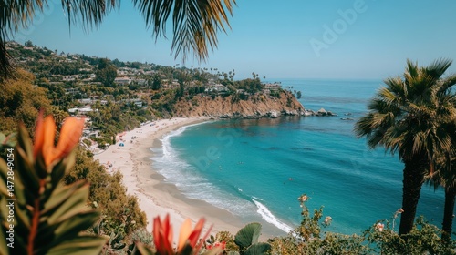 Coastal paradise view