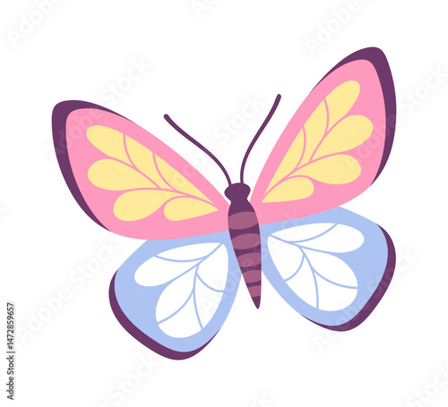 Cartoon butterfly racy garden animal