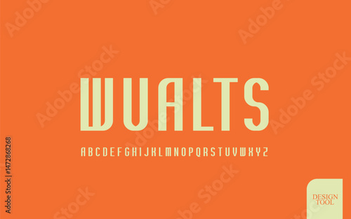 Modern Retro Tall Sans Serif Font for Branding Posters Logos and T-shirt Design
