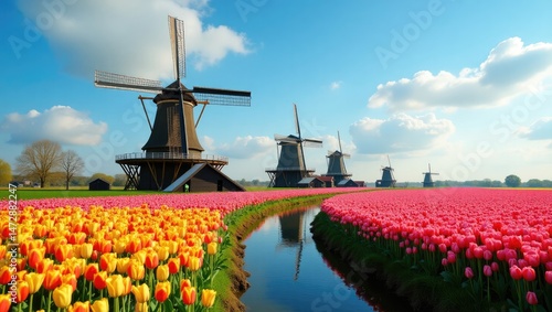 windmill in the netherlands