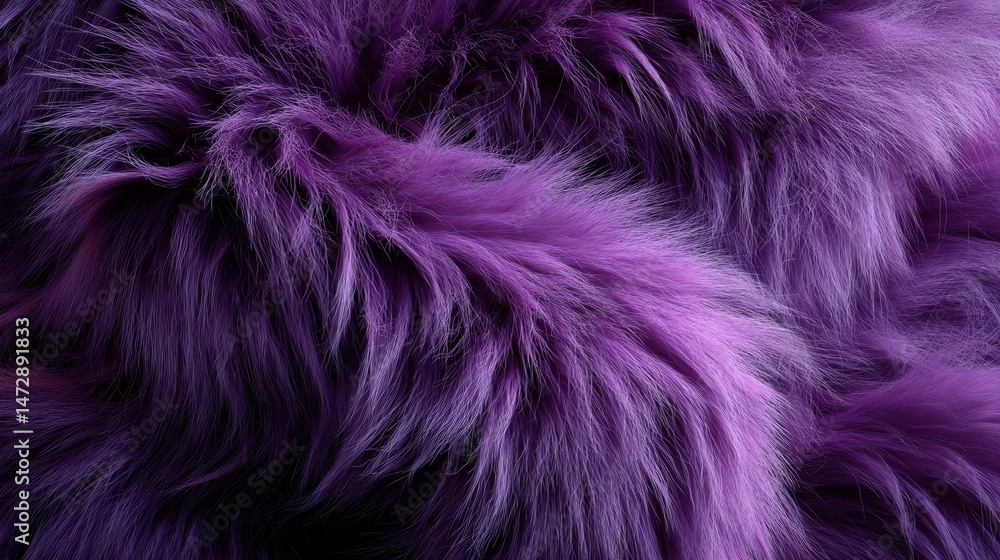 Obraz premium Purple fur texture