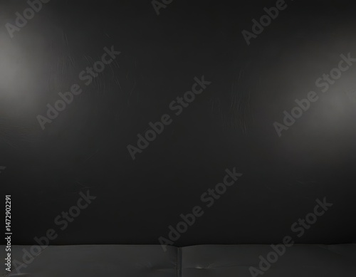 Smooth black leather, fine textured surface, abstract backdrop ,  graphic,  shiny,  visual