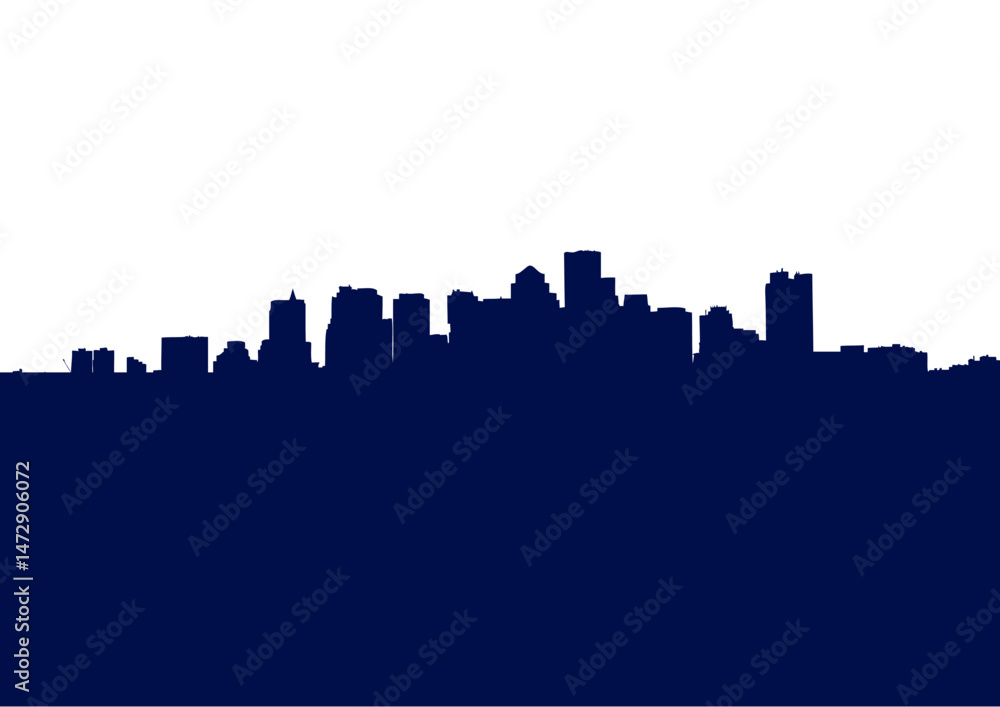 Fototapeta premium city skyline silhouette