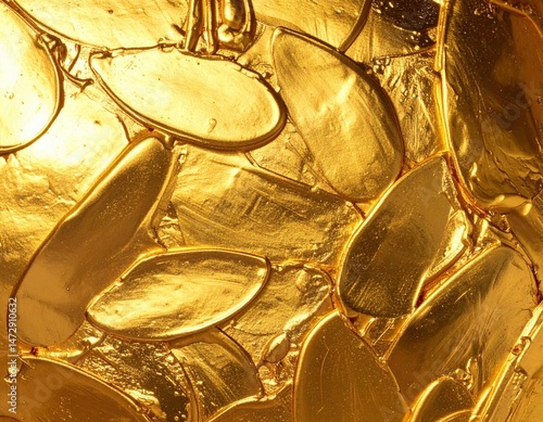 Wallpaper Mural Ultra-detailed macro and wide shots of gold textures and gold stones, high contrast and clarity, perfect for backgrounds and design Torontodigital.ca