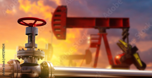 Oil pipeline. Petroleum inf...