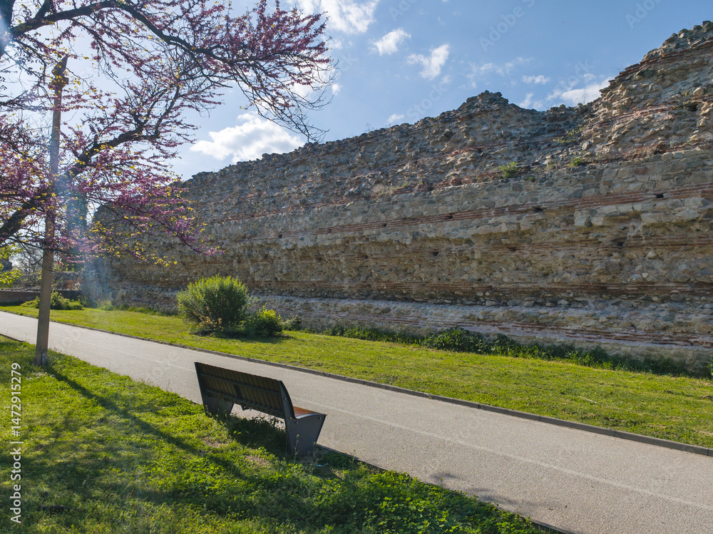 Roman fortifications in town of Hisarya, Bulgaria
