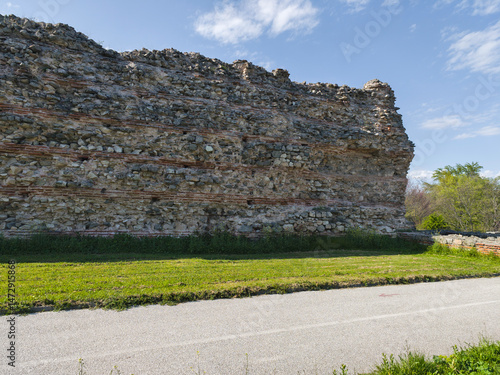 Obraz na płótnie Roman fortifications in town of Hisarya, Bulgaria w salonie