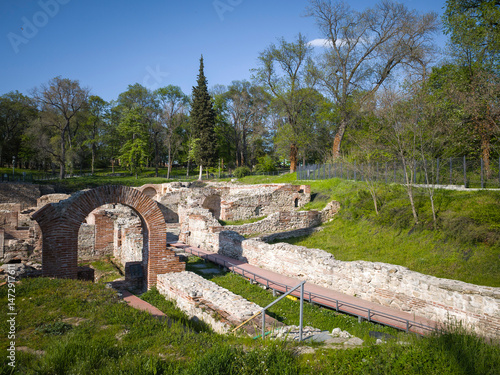 Roman fortifications in town of Hisarya,  Bulgaria