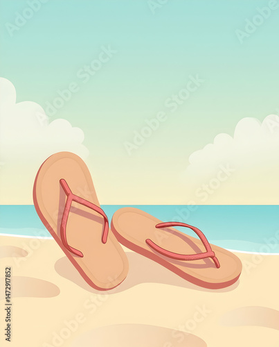 Flip-flops on Soft Sand