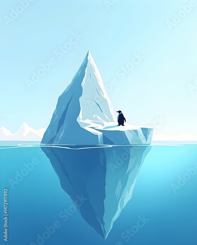 Penguin on Iceberg