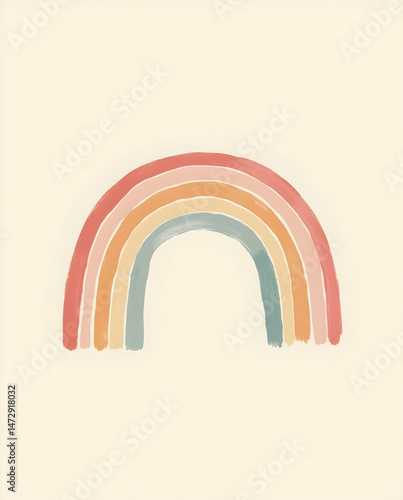 Simple Rainbow with Pastel Hues