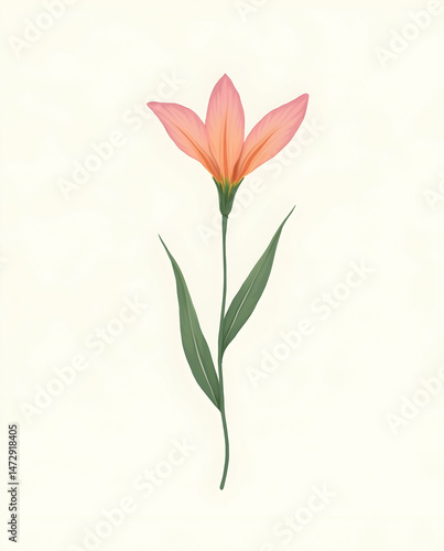 Delicate Pastel Flower
