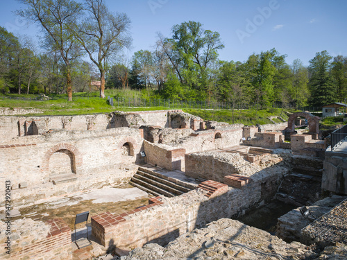 Obraz na płótnie Roman fortifications in town of Hisarya, Bulgaria w salonie