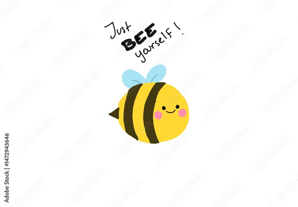 Obraz premium Just bee yourself