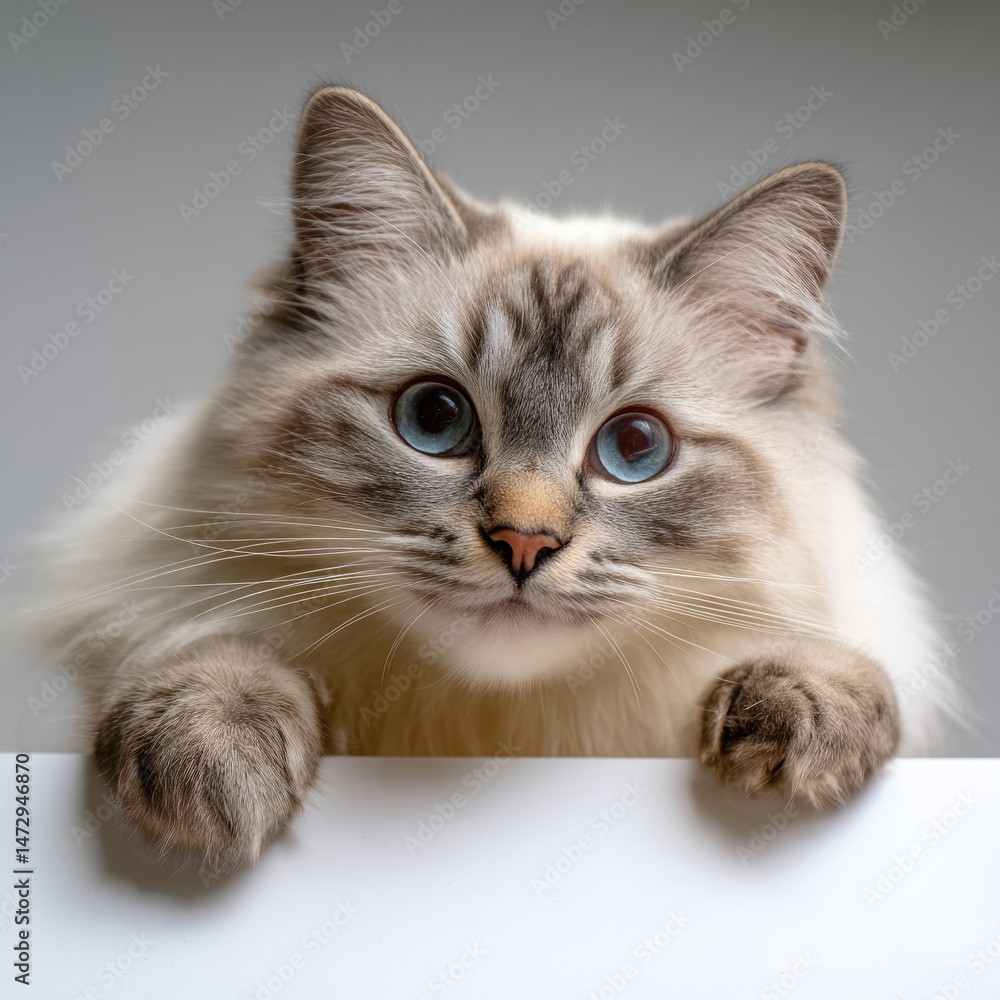 Obraz premium Ragdoll cat portrait