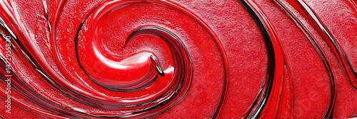 red liquid swirl 