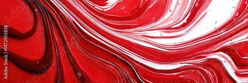 red liquid swirl 