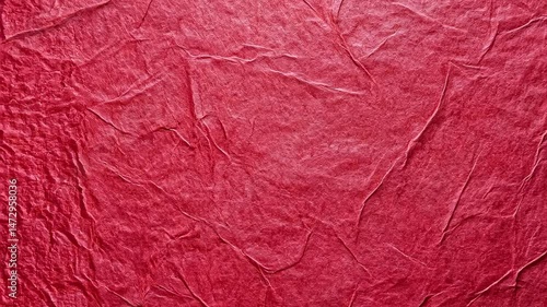 Wallpaper Mural Close up of red crumpled paper Torontodigital.ca