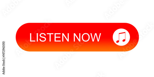  Buttons for web, listen now buttons interactive elements for siteweb and app