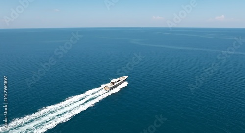Boat Sailing on the Ocean