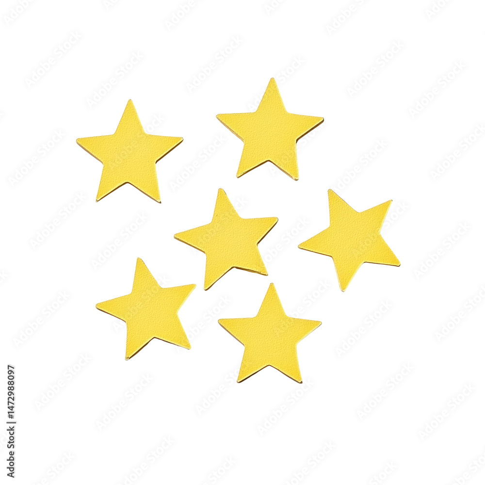 Scattered Golden Stars on Transparent Background - Rating, Award, Success Concept Scattered Golden Stars on Transparent Background - Rating, Award, Success Concept