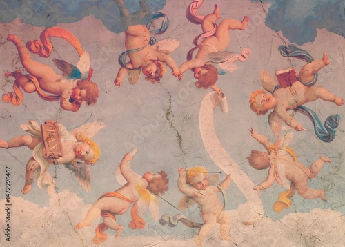Photography Cherubs fresco