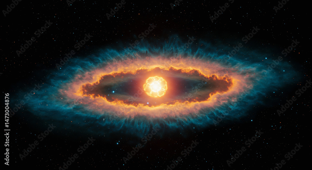 Fototapeta premium Cosmic Eye Nebula