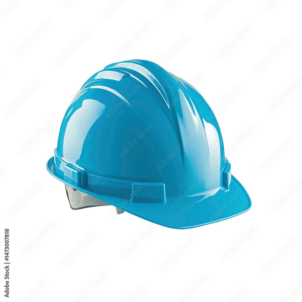 Bright Blue Safety Helmet, Hard Hat, Construction Head Protection Bright Blue Safety Helmet, Hard Hat, Construction Head Protection
