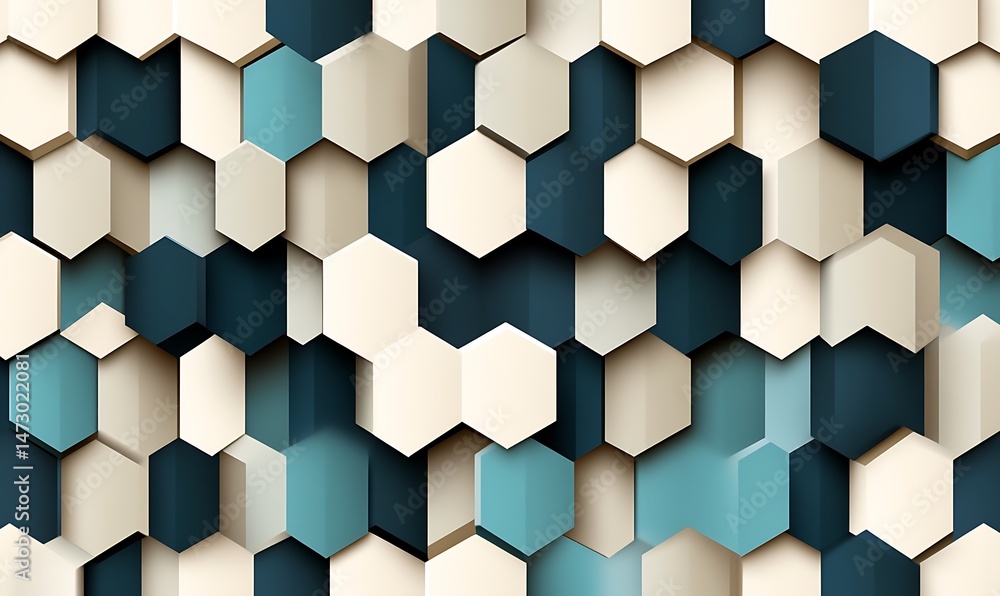 Hexagon Geometric Abstract Pattern Hexagon Geometric Abstract Pattern