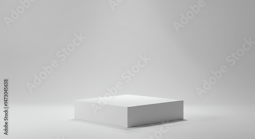 Wallpaper Mural White cube platform simple product display background Torontodigital.ca