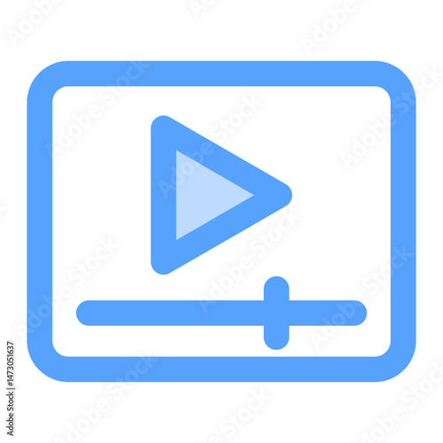 play blue icon