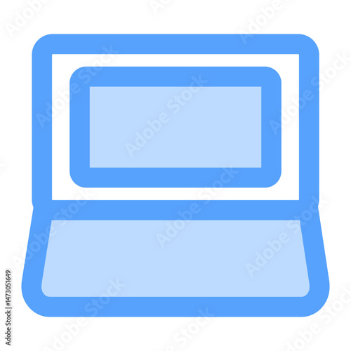 Laptop blue icon