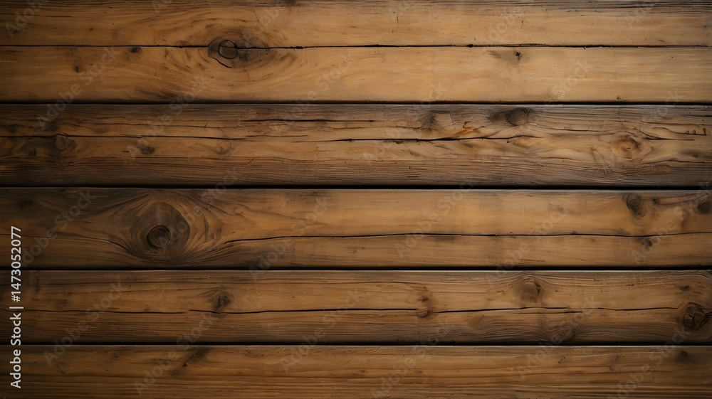 Obraz premium Rustic Wood Planks Background Texture in Brown and Tan