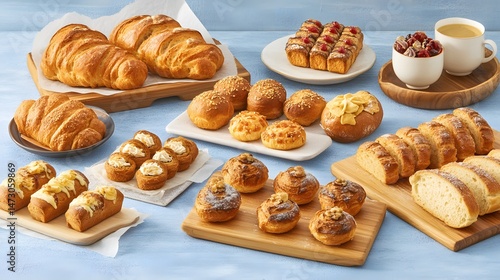 Wallpaper Mural Assorted Delicious Bakery Breads and Pastries Variety Torontodigital.ca