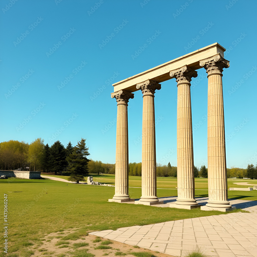 Fototapeta premium At Usva Pillars, Permsky Kray