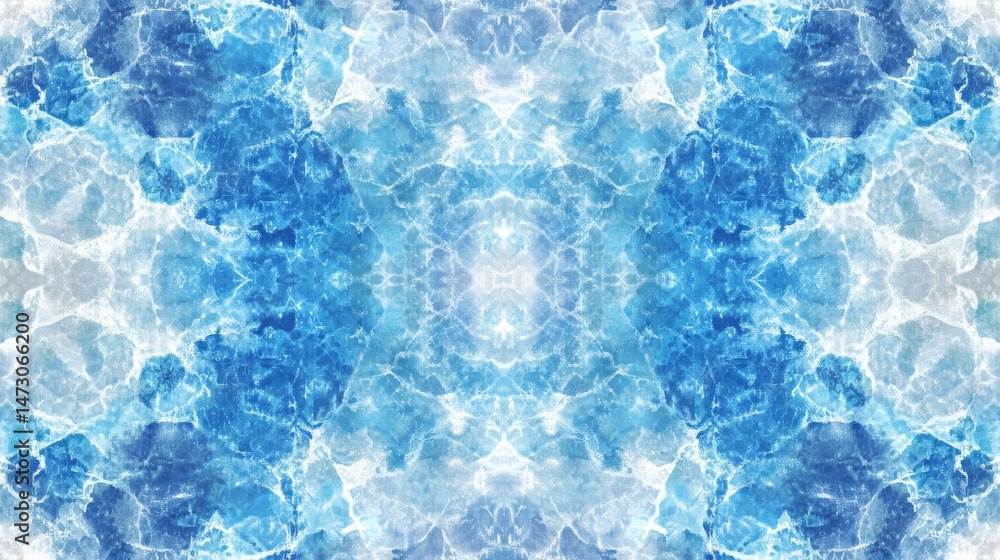 Fototapeta premium Stunning Blue Marble Pattern for Interior Design blue background