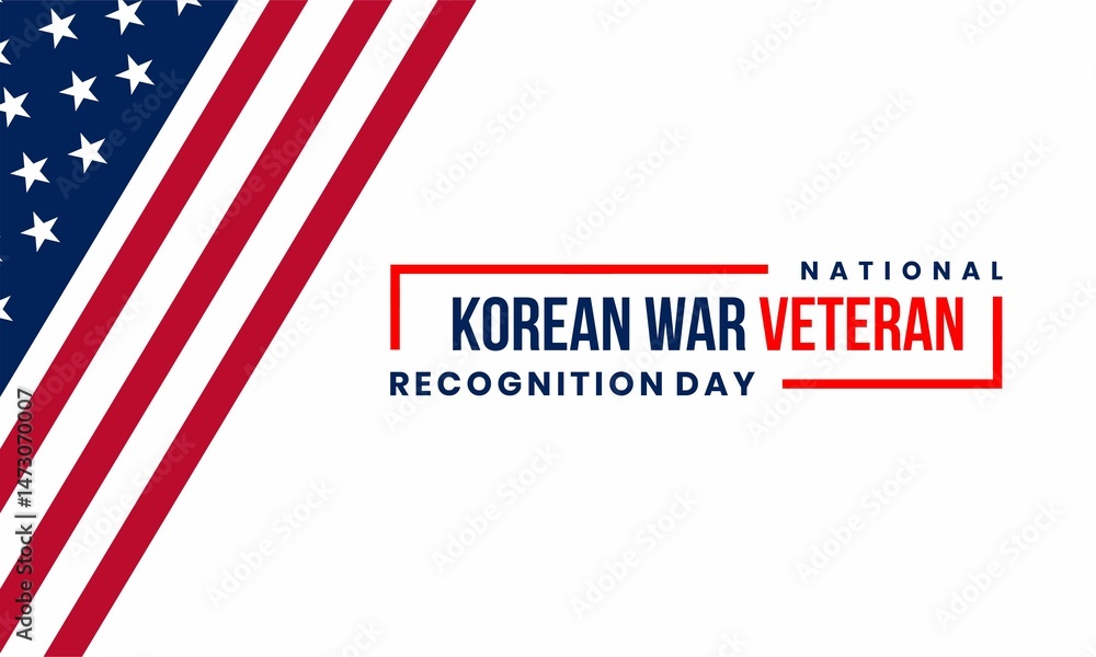 Korean War Veterans Recognition Day design concept , vektor ilustration Korean War Veterans Recognition Day design concept , vektor ilustration
