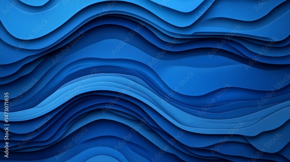 Abstract Blue Wave Background Design blue background Abstract Blue Wave Background Design blue background