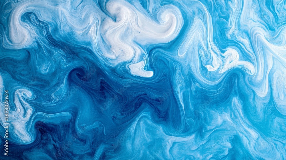 Stunning Blue and White Abstract Marbling Art blue background Stunning Blue and White Abstract Marbling Art blue background