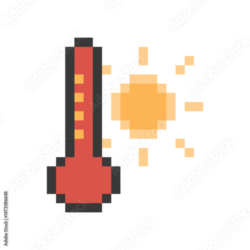 thermometer tool measure pixel art