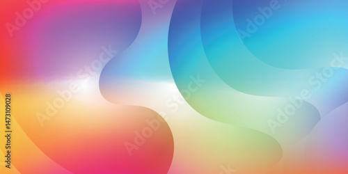 カラフル　幾何学　ポップ　模様　背景