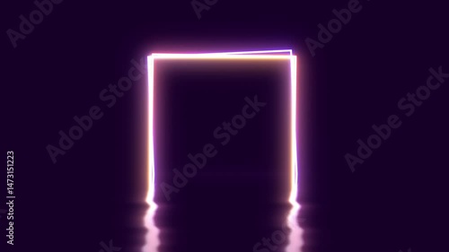 Animation Frame Fluid Magic Background