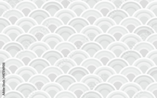 青海波.Seamless pattern "Seigaiha". Malachite pattern. Colorful. Kawaii. Japan. For backgrounds, wallpapers, textiles, wrapping paper