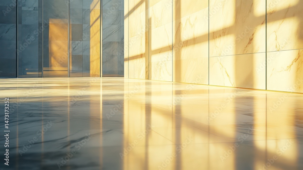 Fototapeta premium Urban interior reflections